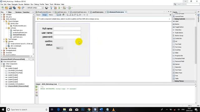 Tutorial java Workshop CRUD & Mysql part 6 смотреть онлайн