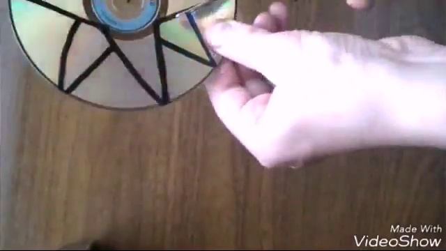 Как сделать сюрикен из CD диска смотреть онлайн
