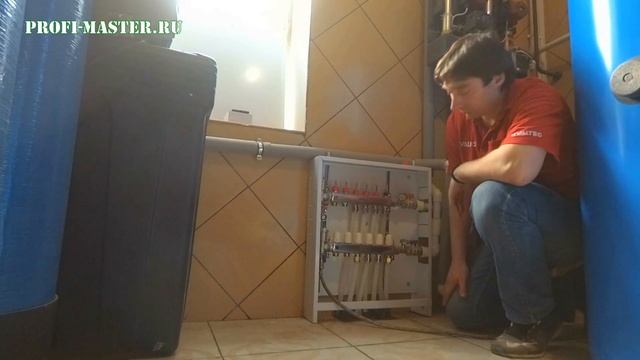 Запуск теплого водяного пола. смотреть онлайн