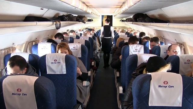 THE SIGHT & THE SOUND 5/7 : Flight onboard Motor Sich AN-24 UR-MSI from Zaporizhia to Kiev (IEV) смотреть онлайн