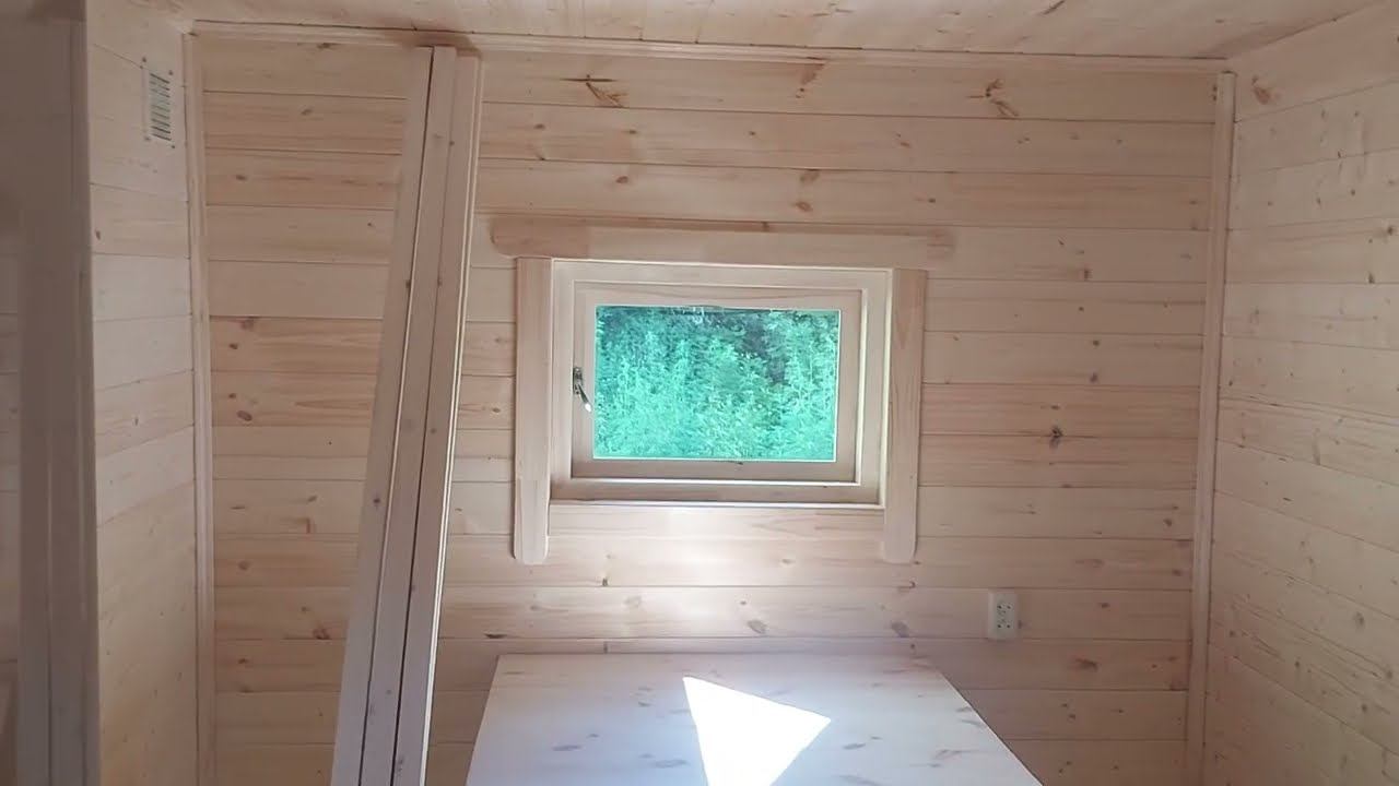 Каркасная баня. Самая удобная планировка. Новые утеплённые вечные полы. смотреть онлайн