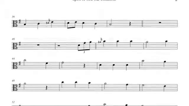 Spirit of God Our Comforter Alto Trombone PlayAlong смотреть онлайн