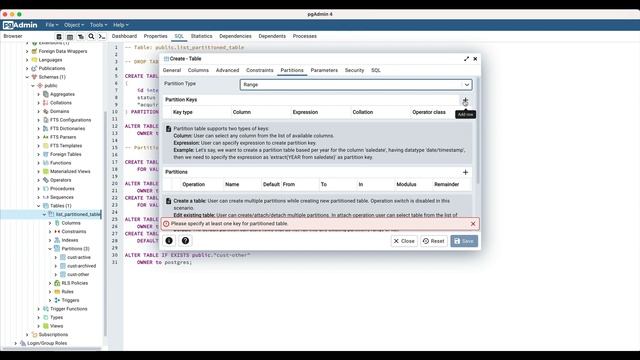 pgAdmin: Managing Table Partitions смотреть онлайн