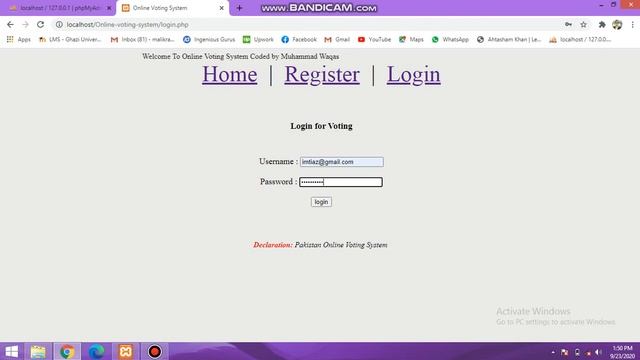 Online Voting System Project in PHP смотреть онлайн