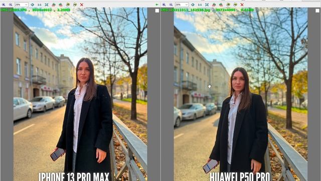 IPHONE 13 PRO MAX vs HUAWEI P50 PRO. Большое сравнение камер. смотреть онлайн