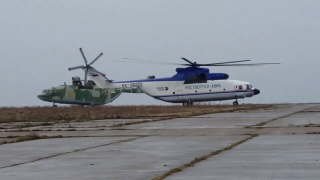 МИ 26Т транспортирует МИ 26 Мордовия Лямбирь