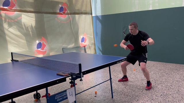 Урок по настольному теннису от Гусевой Юлии. смотреть онлайн
