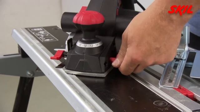 Как работать электрическим рубанком SKIL