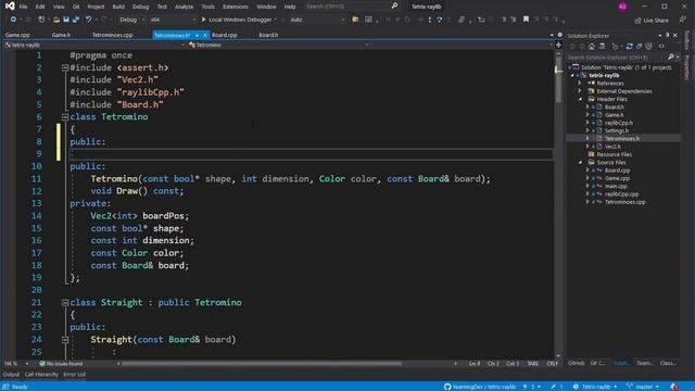 C++ Game Programming Tetris Raylib - Part 4B [Tetrominoes & Rotation Formulas] смотреть онлайн