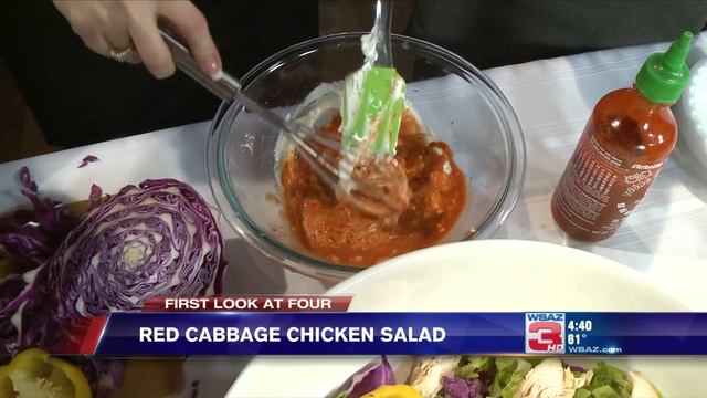 WSAZ First Look At Four - Red Cabbage Chicken Salad