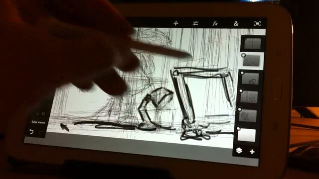 Samsung Galaxy Note 8.0 Photoshop Touch смотреть онлайн