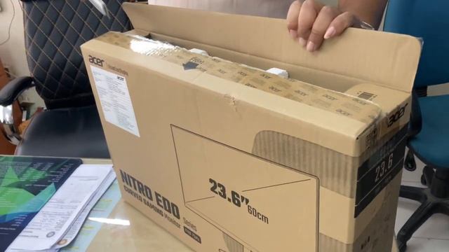 Acer Nitro EDO curved gaming monitor ED240Q true reviews and unboxing смотреть онлайн