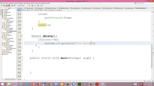 data structure tutorial( Queue with object) Kurdish language смотреть онлайн