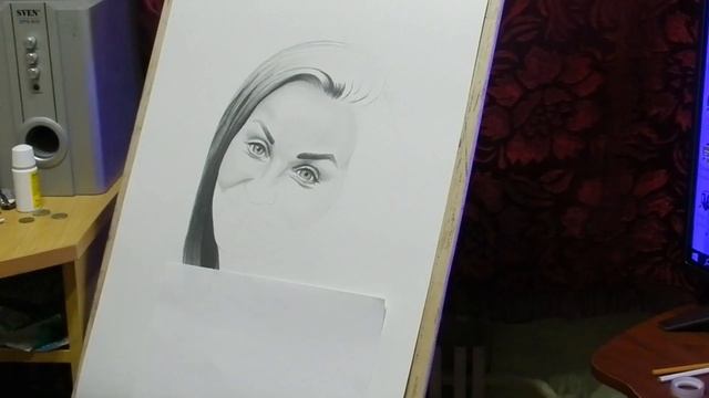 Девушка. Рисунок смотреть онлайн