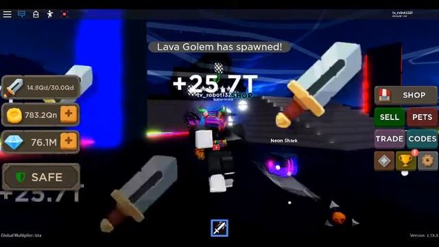 USING AUTO CLICKER ROBLOX BLADE THROWING смотреть онлайн