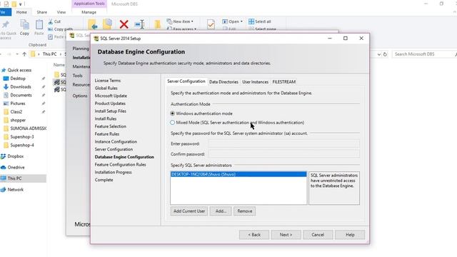 02 How to install SqlServer 2014 on Windows10 or any Windows machine Easy Steps смотреть онлайн