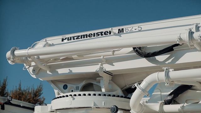 PUTZMEISTER M62 - вводим в строй новый автобетононасос смотреть онлайн