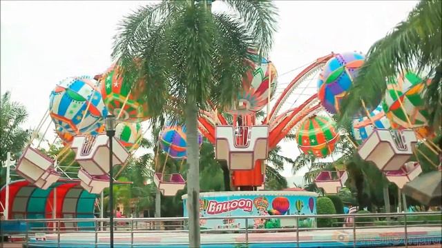 Аттракцион "Ballon Race" в Siam Park Sity в Бангкоке смотреть онлайн