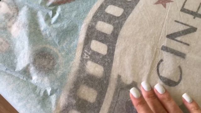 Как разгладить бумагу тишью