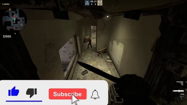 CSGO: Mirage Window Jump to Ladder Tutorial смотреть онлайн