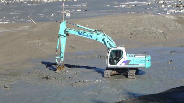 Bagger beim mobilisieren von Feinsedimenten 2 смотреть онлайн