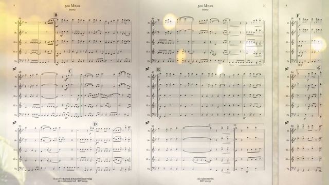 500 Miles, für gemischtes Holzbläserquintett (Fl., Ob., 2x. Kl., Fg.) смотреть онлайн
