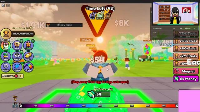 *WORKING* Roblox Money Race ? Script | Unlimited Money - Auto Win - Auto Collect | and More Hack смотреть онлайн