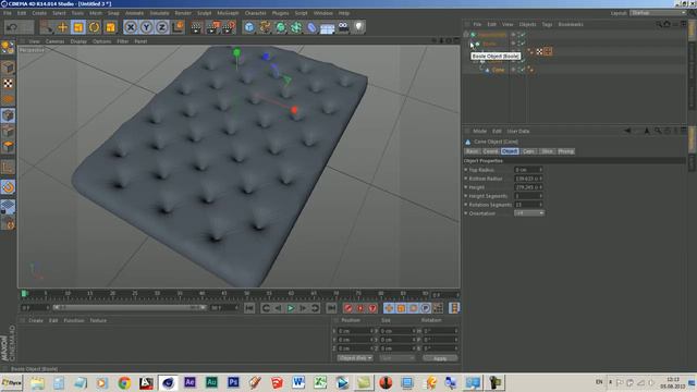 Как сделать матрас/How to make mattress in Cinema4D смотреть онлайн