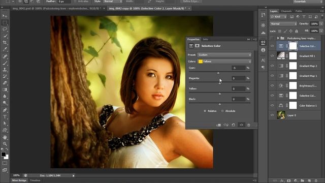 Photoshop CS6 Tutorial : Hard Light Effect Part 2 смотреть онлайн