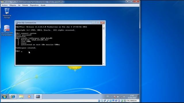 02 Install Oracle Express 11g in Windows 7 SP1 Oracle VM смотреть онлайн