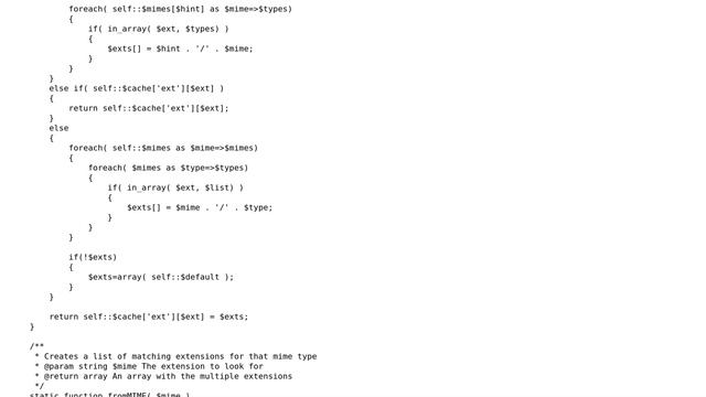 Code Review: PHP MIMEType class смотреть онлайн