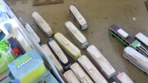 Бумажные троллейбусы без разверток. Новое место(депо) для стоянки троллейбусов