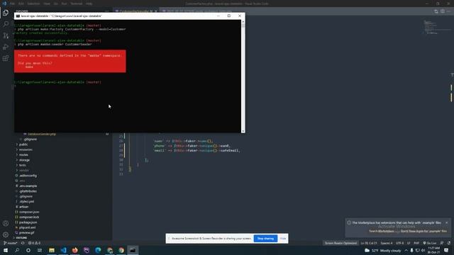 Laravel generate dummy content with seeder смотреть онлайн