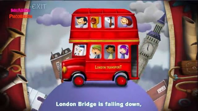 London Bridge Is Falling Down - Nursery Rhymes | Детские английские песни смотреть онлайн