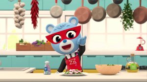 Супер Зак, 1 сезон, 3 серия. Эпидемия вируса пухлости.