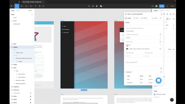 Buzzy Figma Plugin: Overlays, modals and alerts смотреть онлайн