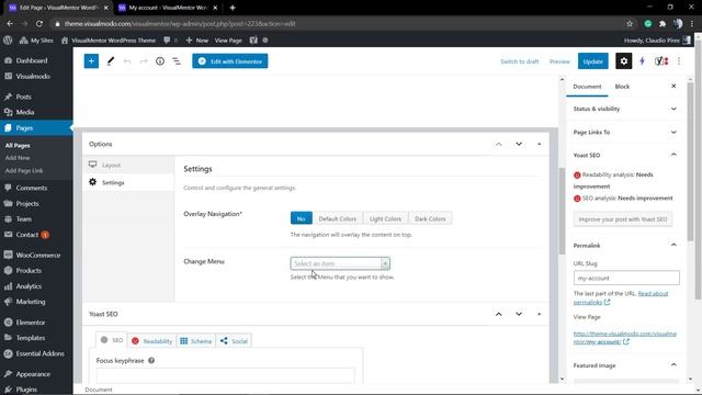 How To Call Different Navigation Menus In Specific WordPress Pages?