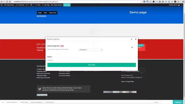 Action Box (Page Builder Element in Kallyas WordPress theme v4.0 ) смотреть онлайн