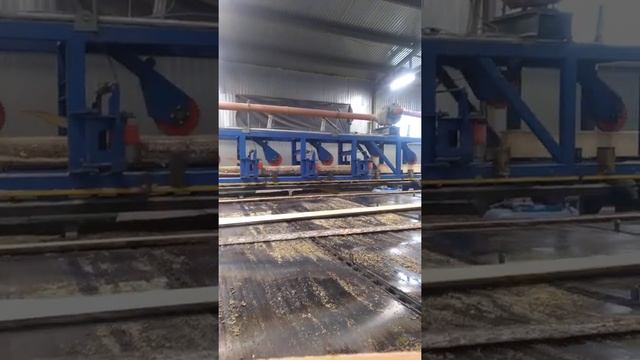 Линия распиловки круглого леса. ООО"Холбит" Туровец смотреть онлайн