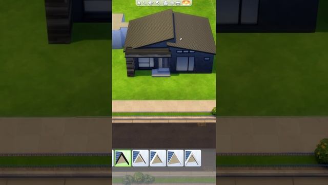 I Built A Modern Bungalow With Yoga Garden | Sims 4 #Shorts смотреть онлайн