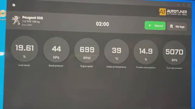 Peugeot 308 turbo t7 stage 2 ecu remap tunemod on fire popbang 🔥🔥🔥 смотреть онлайн