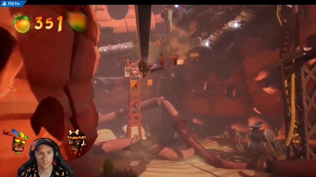 Crash Bandicoot 4: Все ящики (уровень 2-1 "Настоящее мучение") смотреть онлайн
