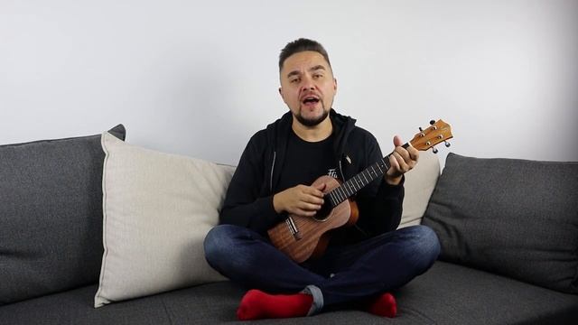 ТАНЦЫ МИНУС - ПОЛОВИНКА укулеле кавер смотреть онлайн