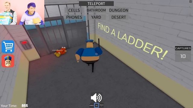 Playing As BARRY In BARRY'S PRISON RUN OBBY ROBLOX!? (Playing As EVERYONE In Barry's Prison Run!)