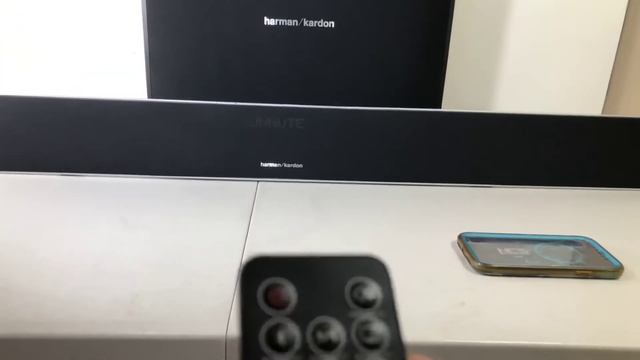 Harman/Kardon Sabre SB35 Home Entertainment Sound Bar Sub Woofer W/Remote & Wall Mount смотреть онлайн