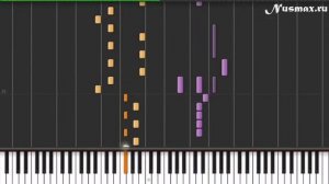 One Republic - Secrets Piano Tutorial  (Synthesia + Sheets + MIDI)