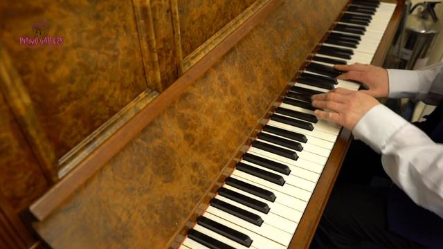 C Bechstein Upright Piano in Walnut смотреть онлайн