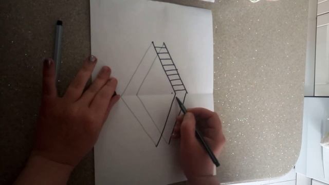 Как нарисовать лестницу 3 д смотреть онлайн