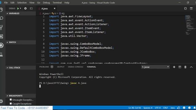 java Swing JcomboBox part 3 смотреть онлайн