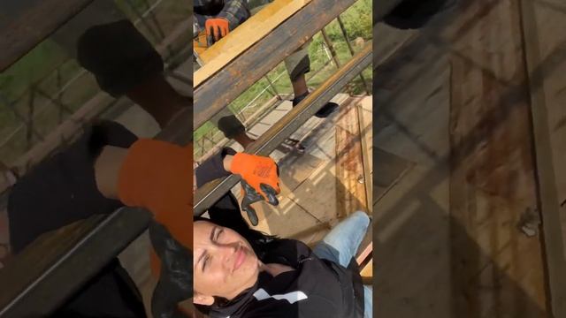 Сегодня начали делать стропильную систему. Первый опыт) своими руками вдвоем строим дом 125кв.м смотреть онлайн